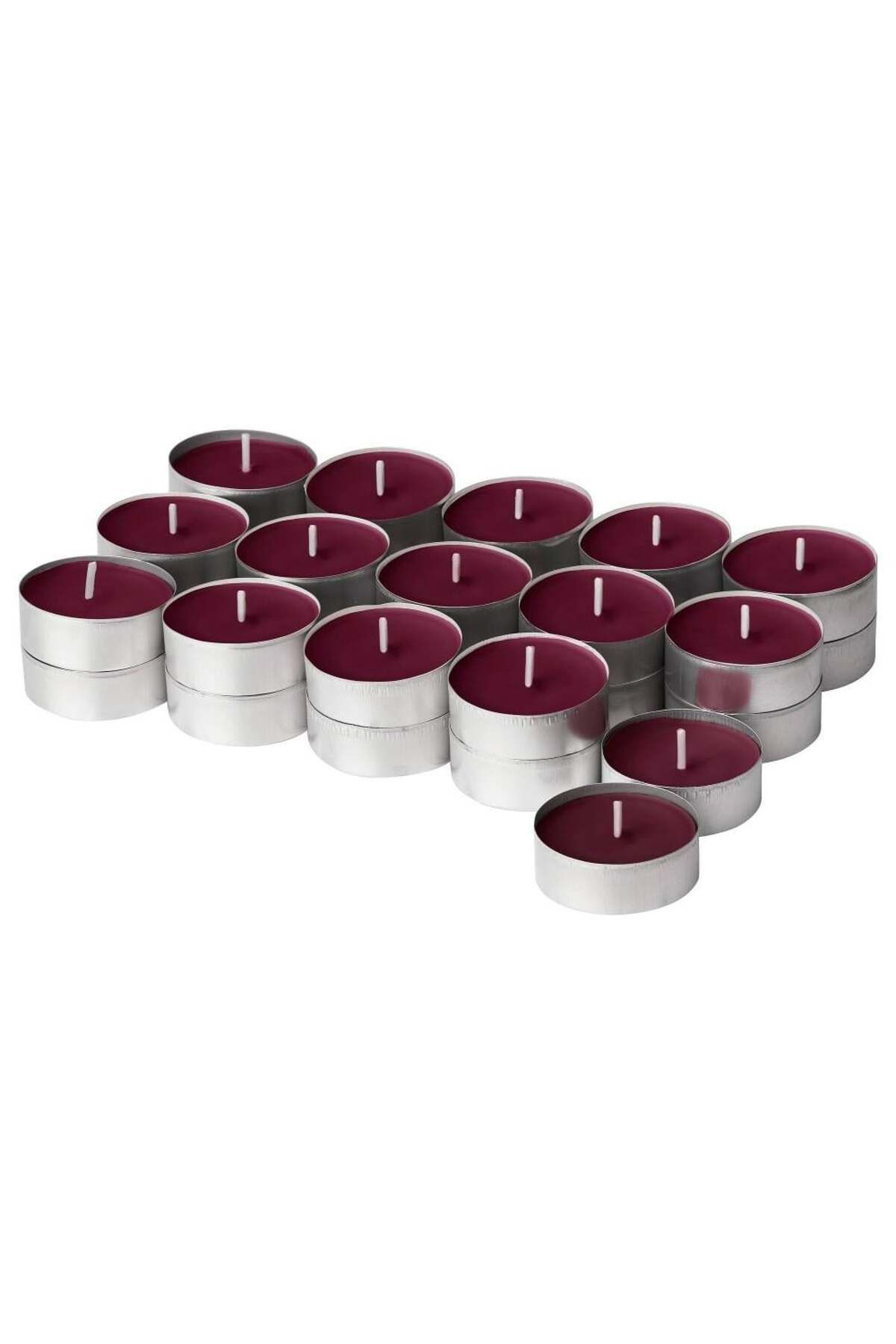 İkea Störtskön Kokulu Tealight Mum Kirmizi 3,5 Saat Yabani Meyveler 20