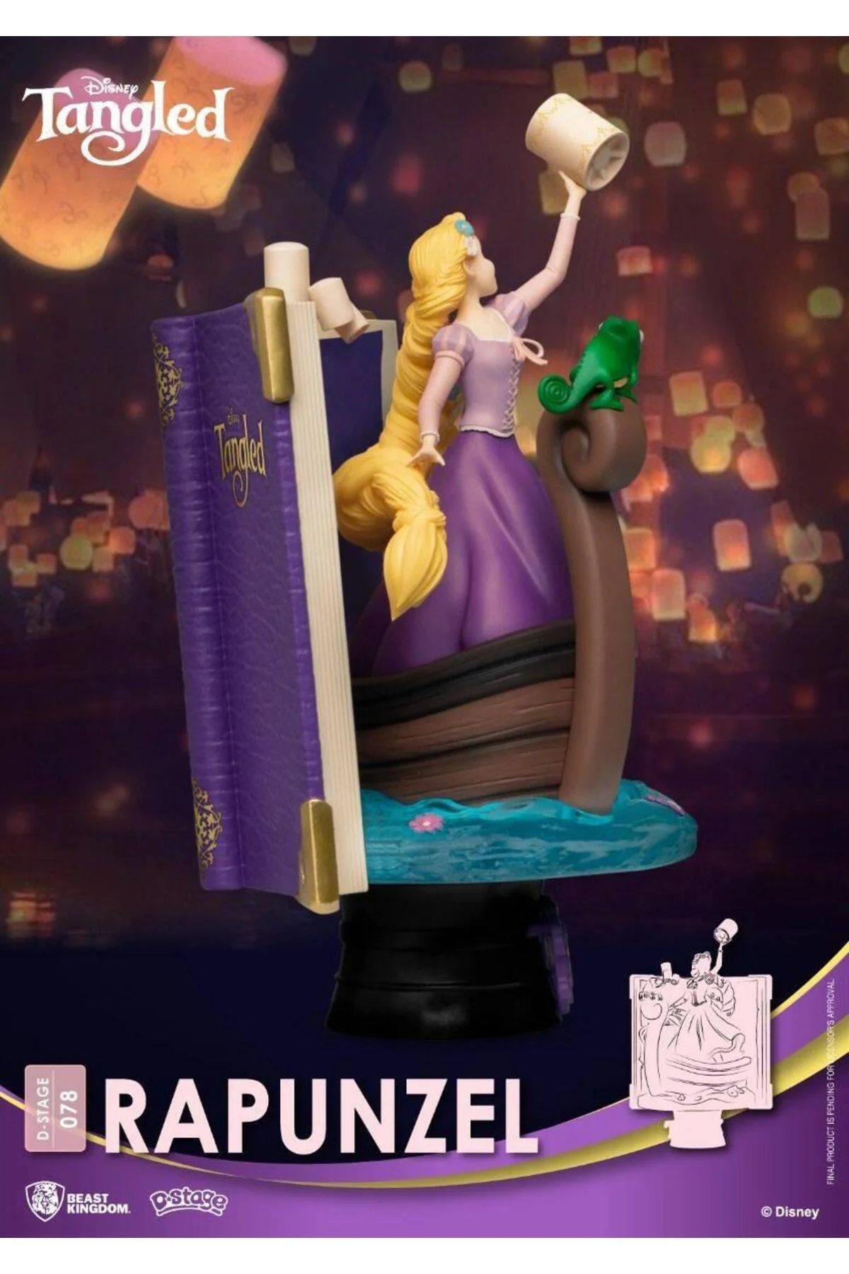 Story Book Series D-Stage PVC Diorama Rapunzel