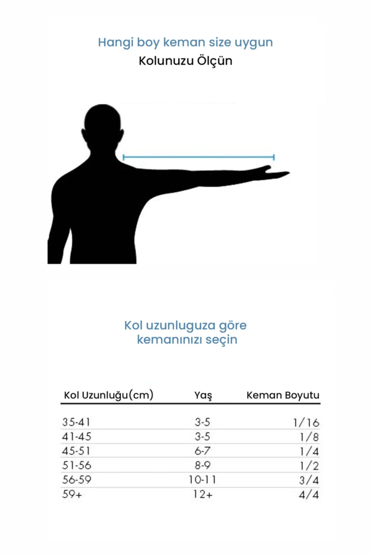Str44 4/4 (TAM BOY) Öğrenci Keman Yay Yastık Reçine 1 Takım Tel