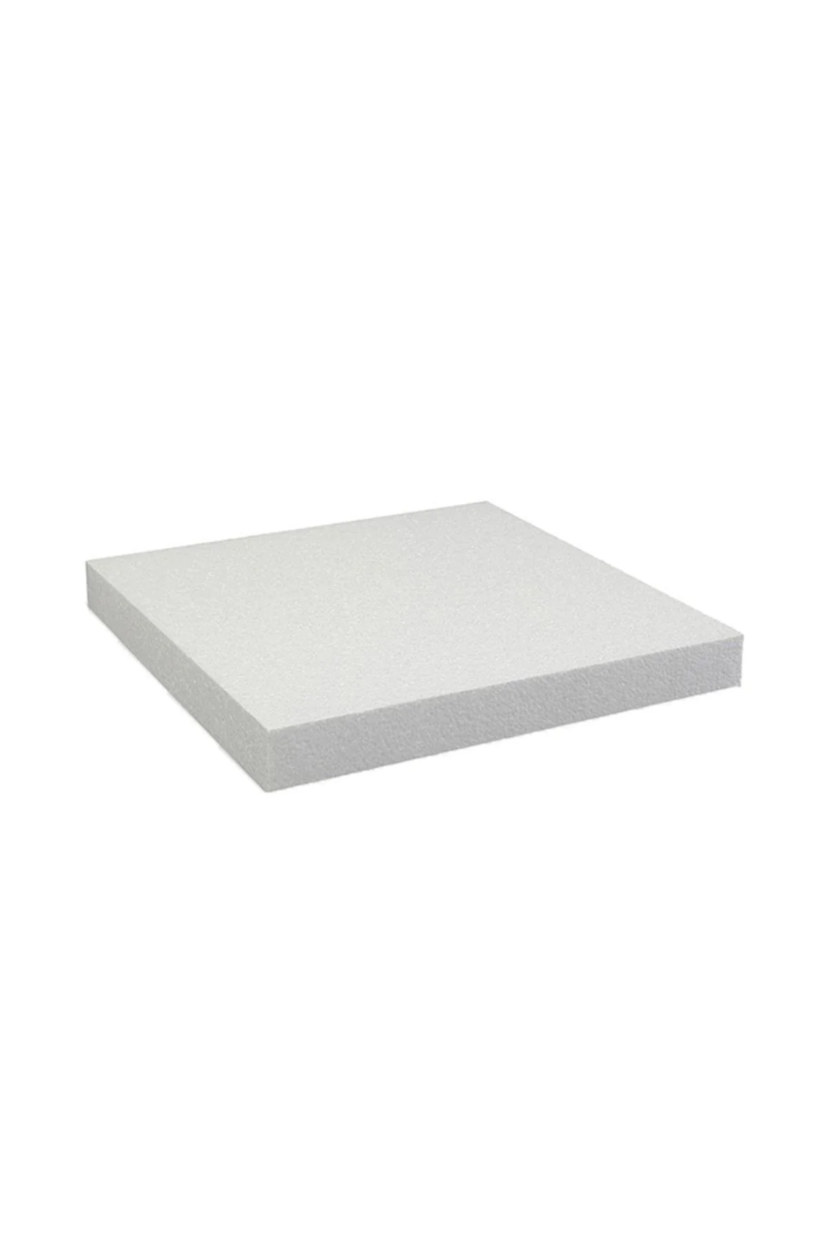 Strafor Kare Maket Pasta Altlığı Taban - 15 x 3 cm