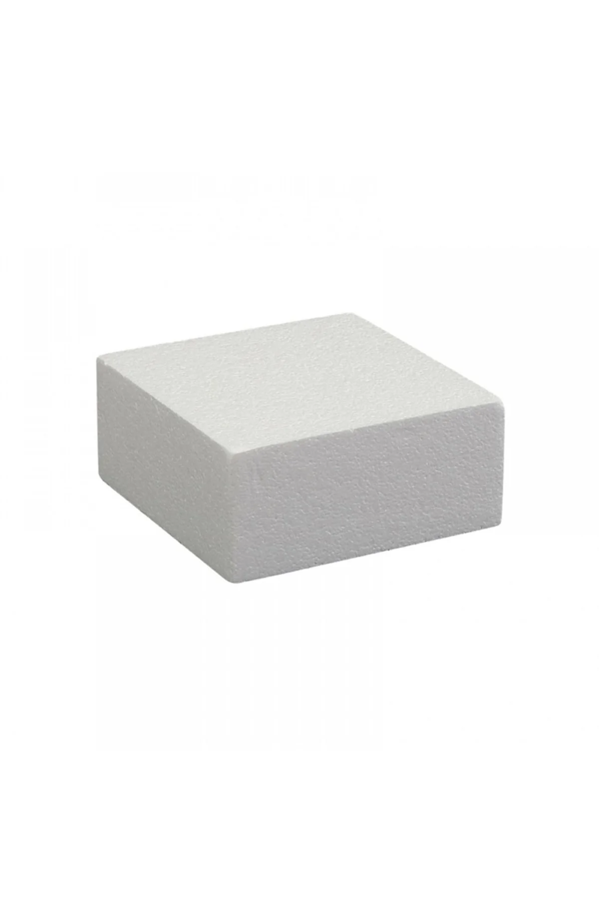 Strafor Kare Maket Pasta Altlığı Taban 20x20x15 Cm