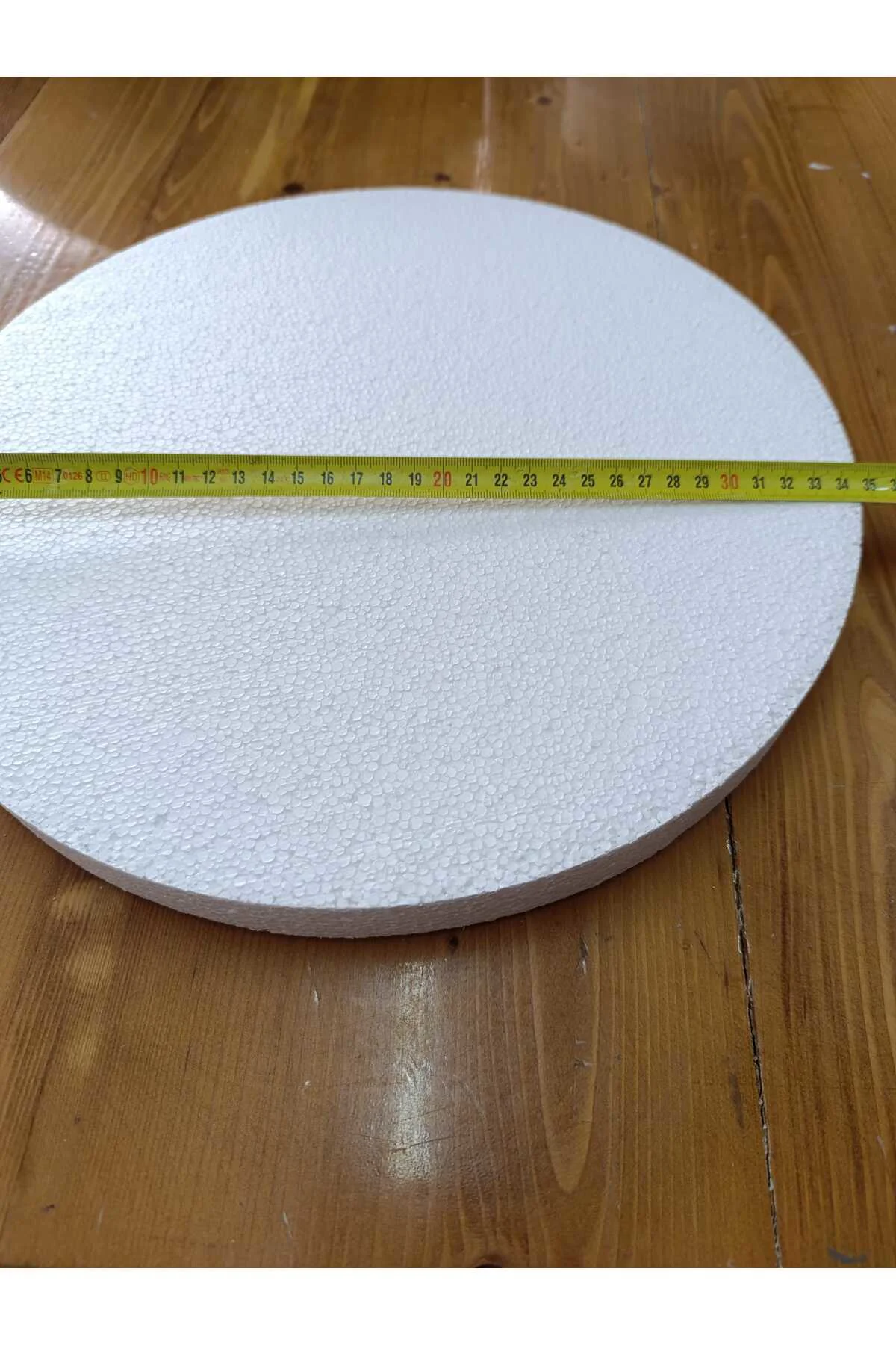 Strafor Yuvarlak Pasta Altlığı Taban 34 X 3 Cm