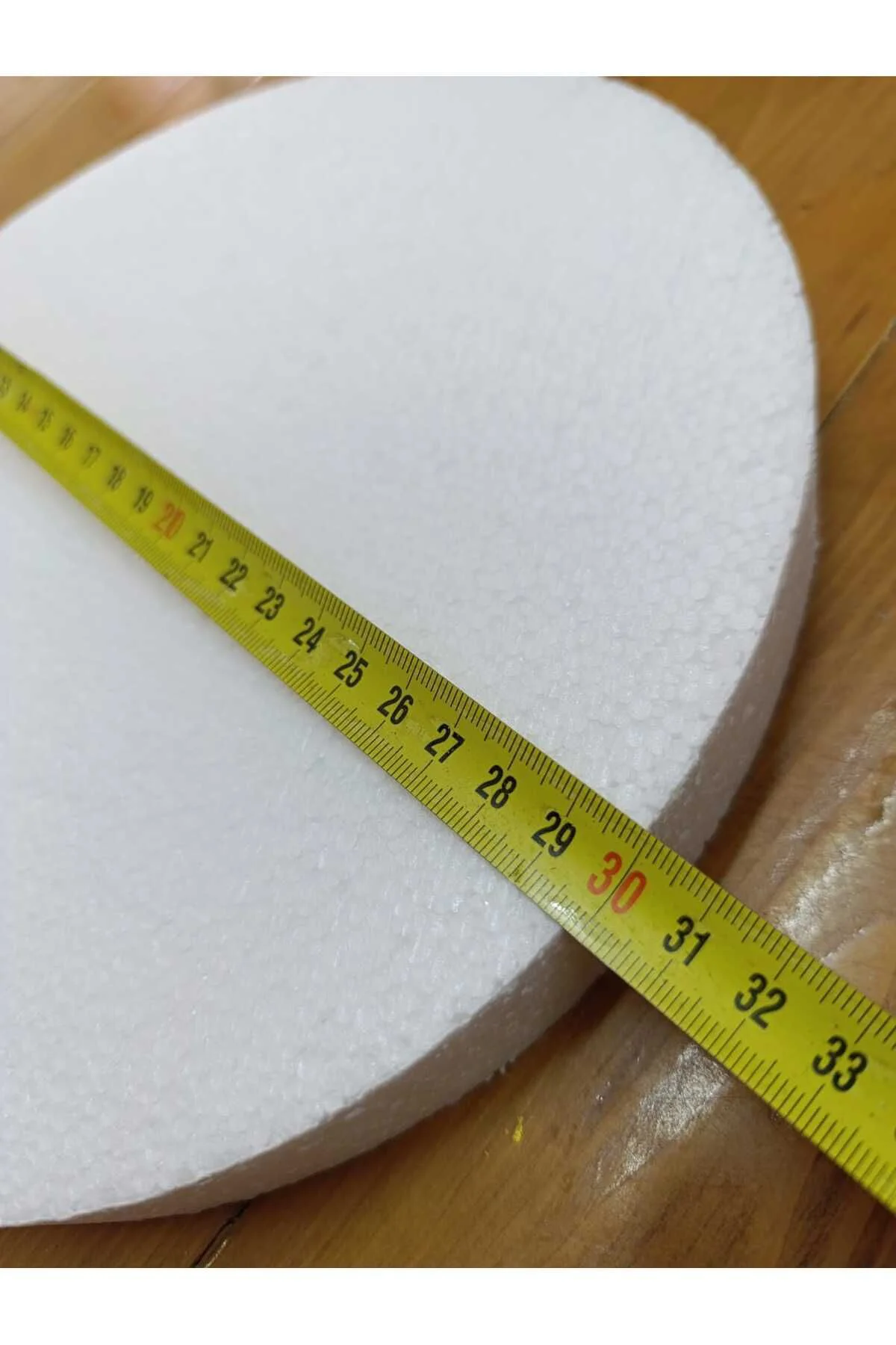 Strafor Yuvarlak Pasta Tabanı Altlığı 30 X 3cm