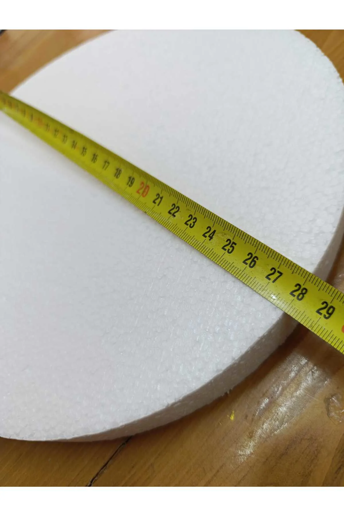 Strafor Yuvarlak Pasta Tabanı Altlığı 28 X 3cm