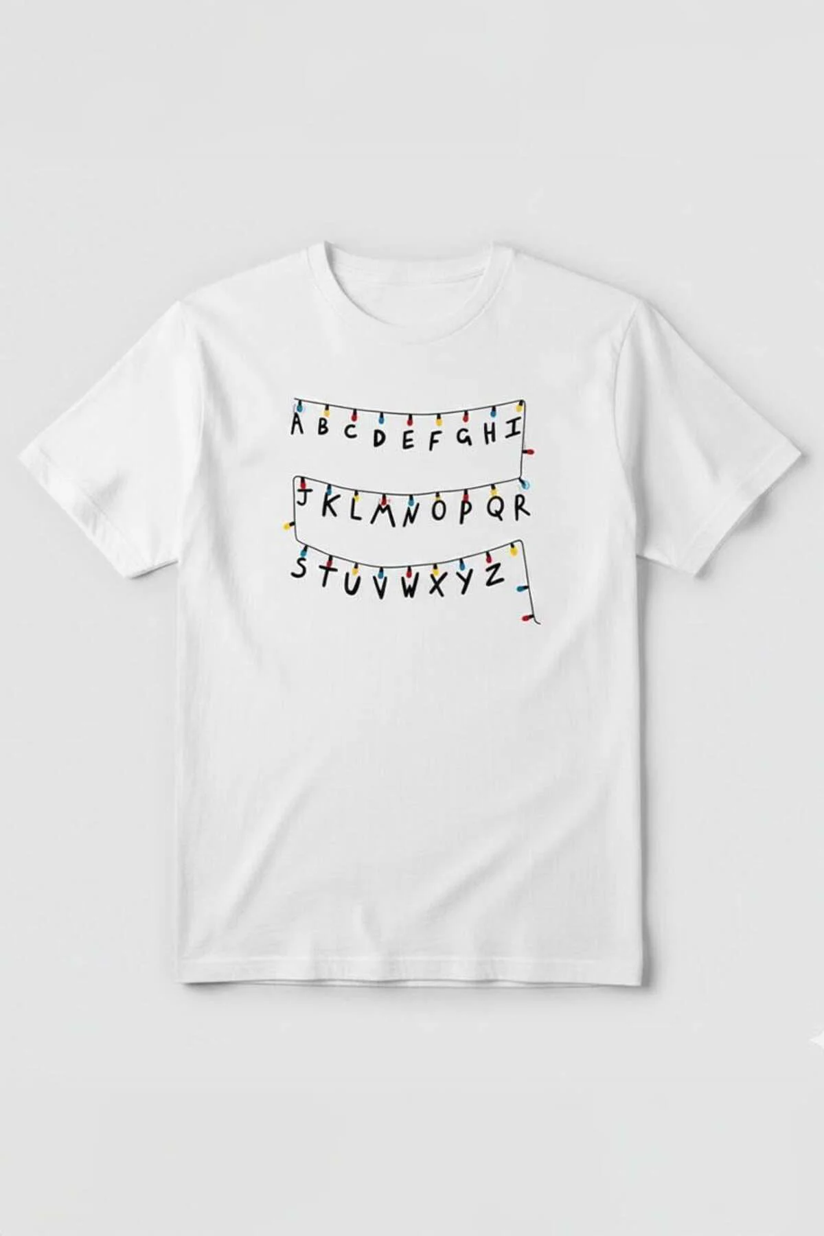 Stranger Things - Alfabe Unisex T-Shirt