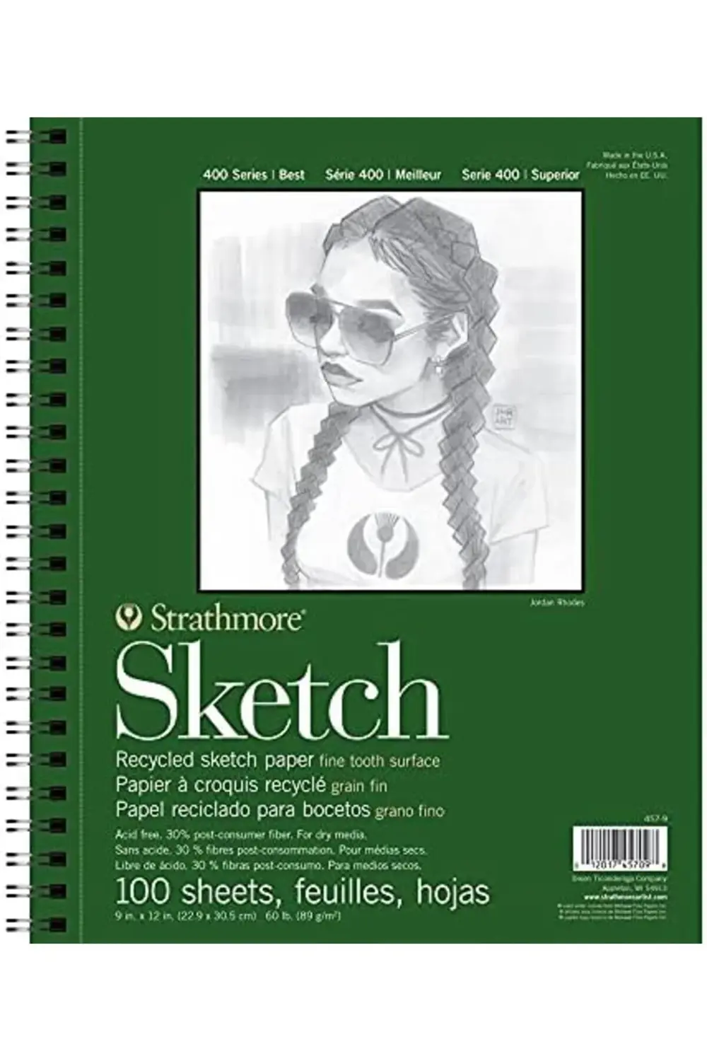STRATHMORE 400 SERİSİ D SKETCH DEFTERİ 22.5 * 30 CM 100 YAPRAK 11