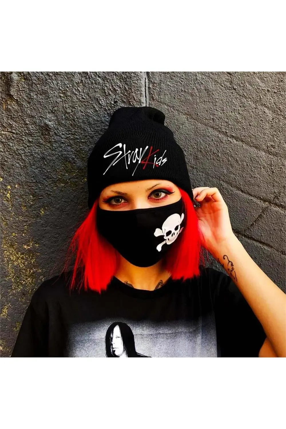 Stray Kids Logo Siyah Bere