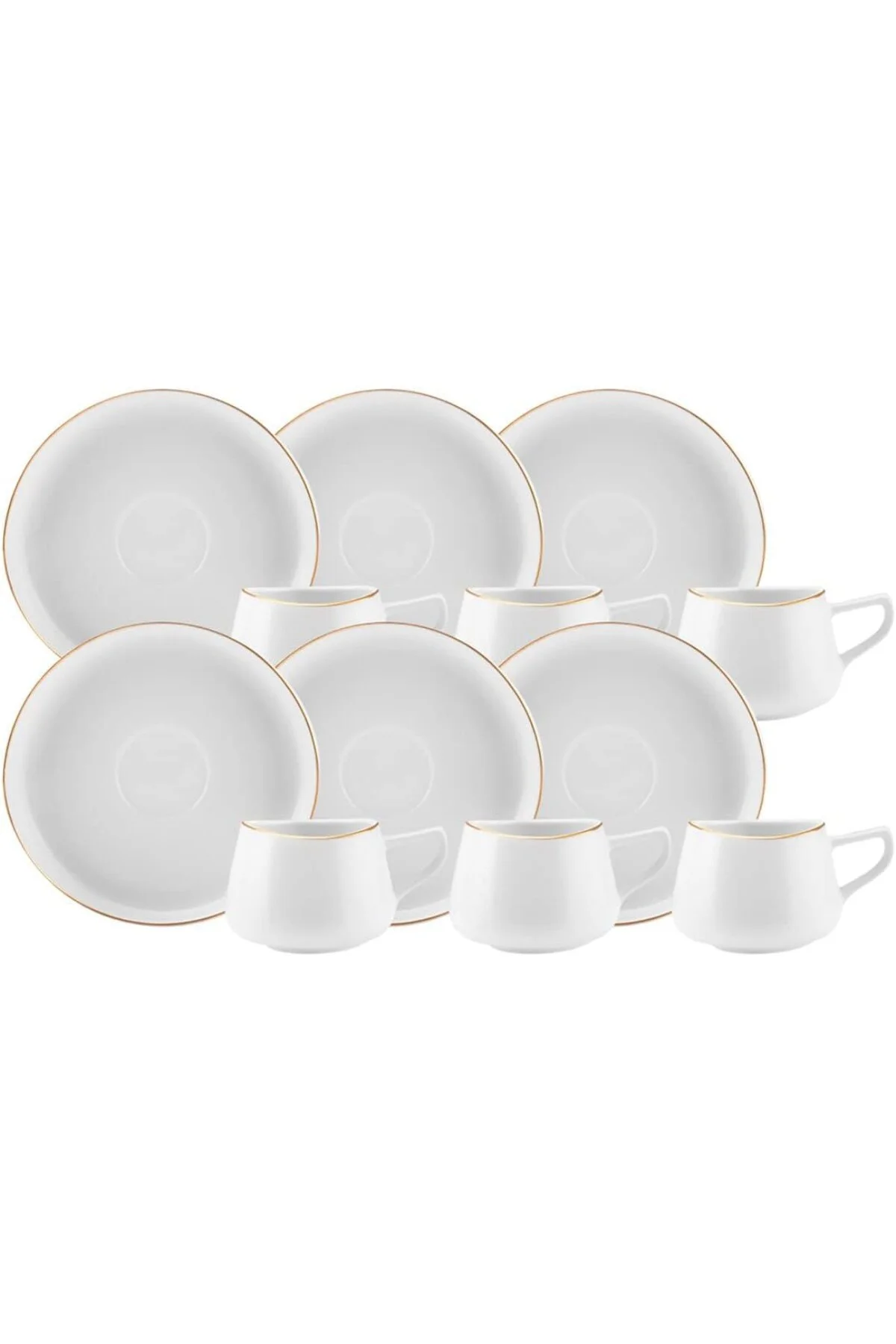 Streamline Hole 6 Kişilik Kahve Fincan Takımı 80 ml