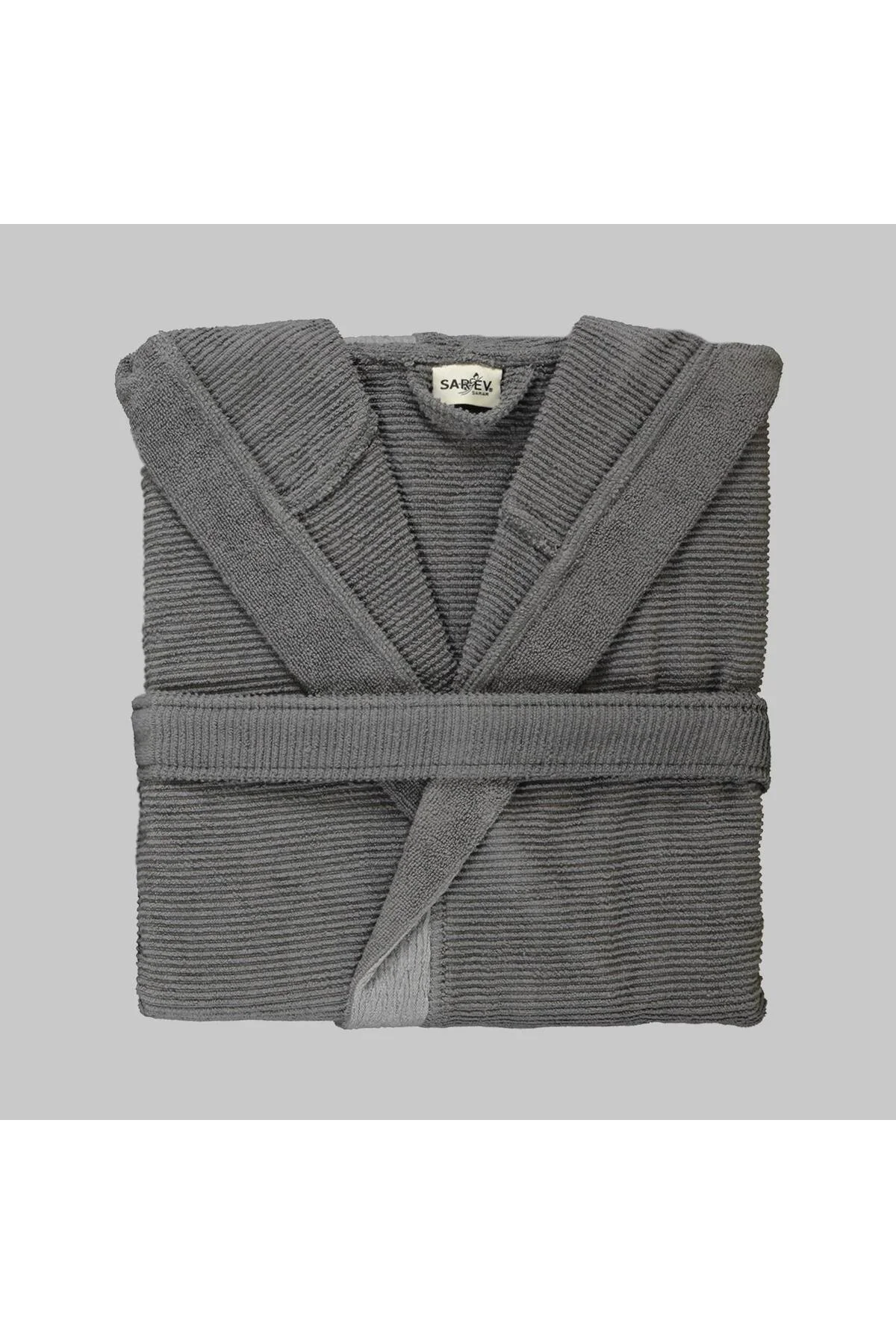 Street Antrasit %100 Pamuk X-Large Beden Bornoz