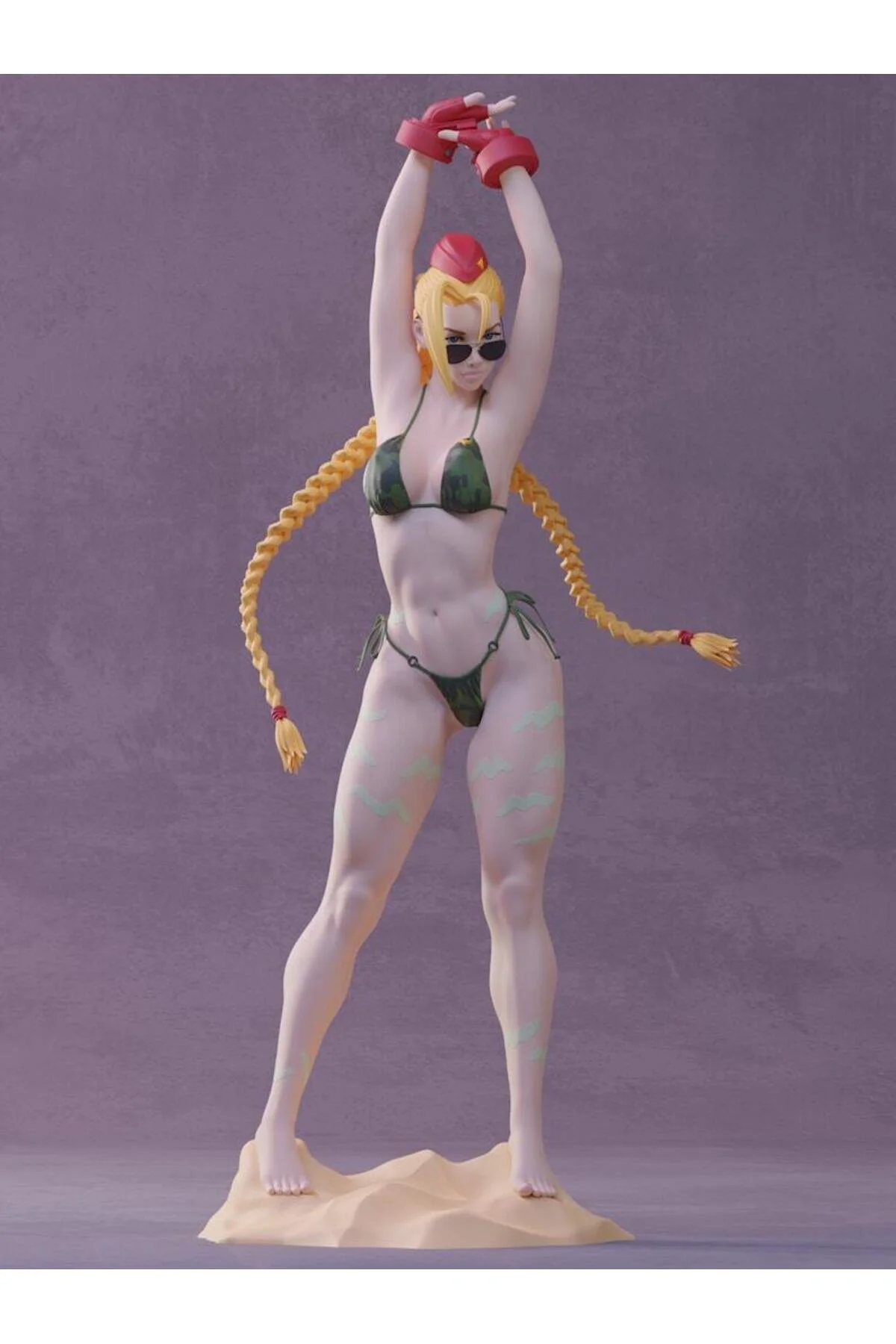 Street Fighter Bikinili Cammy Figür Street Fighter Bikinili Kille
