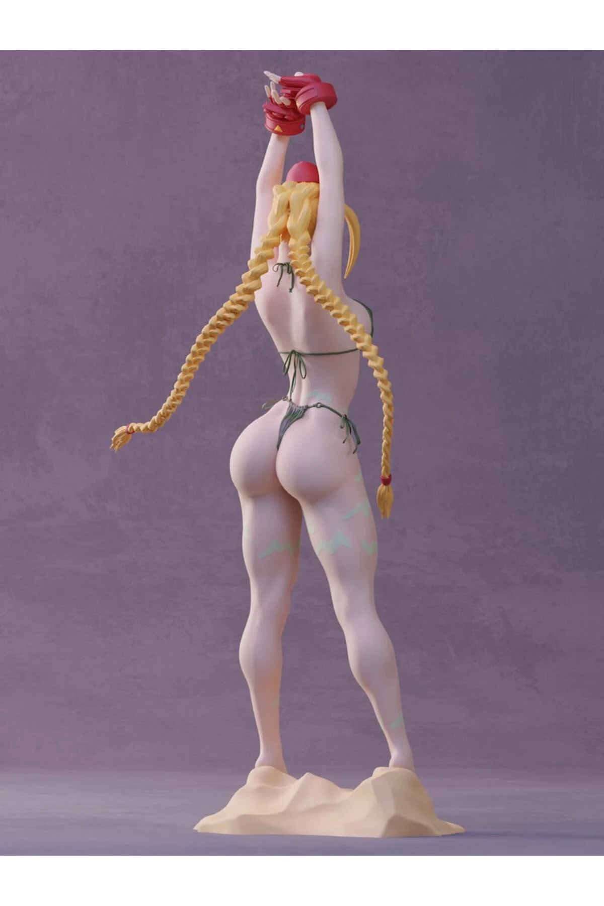 Street Fighter Bikinili Cammy Figür Street Fighter Bikinili Killer Bee Obje 25CM Büyük Boy