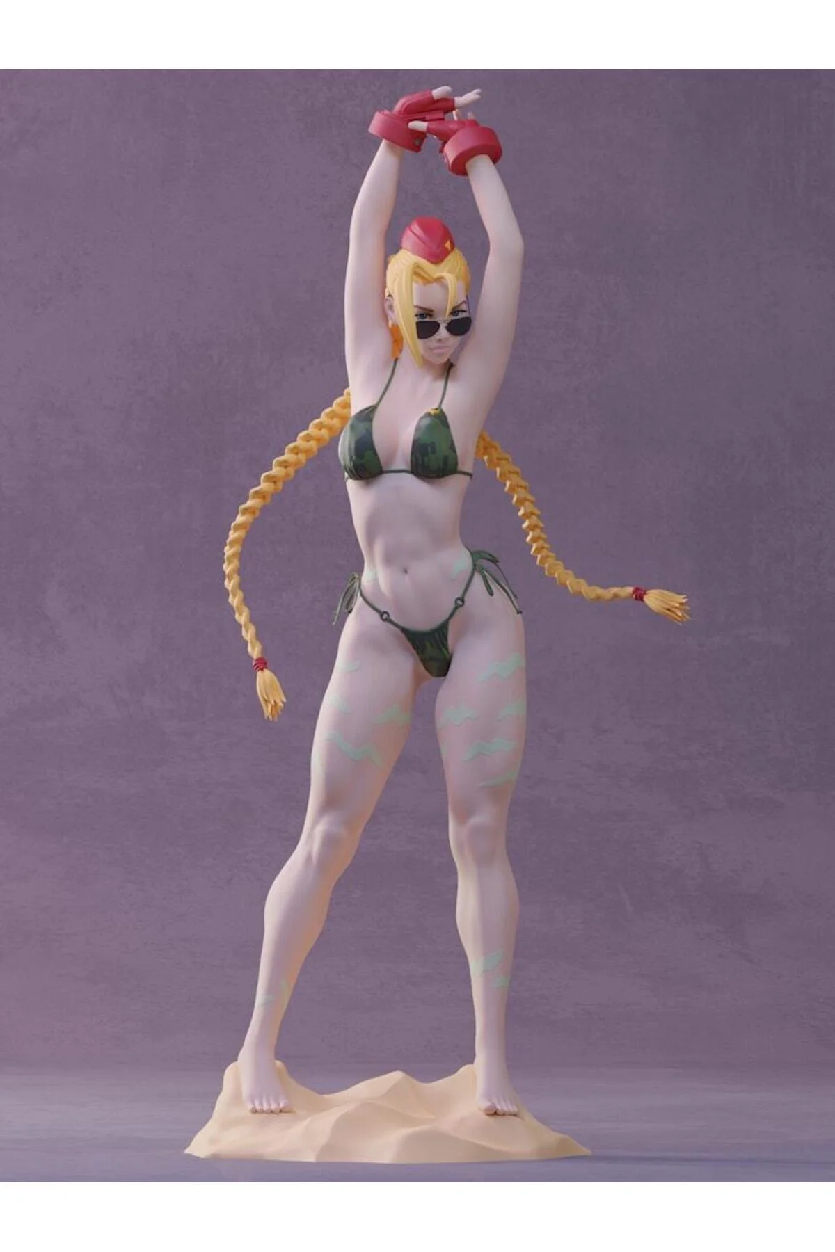 Street Fighter Bikinili Cammy Figür Street Fighter Bikinili Killer Bee Obje 25CM Büyük Boy