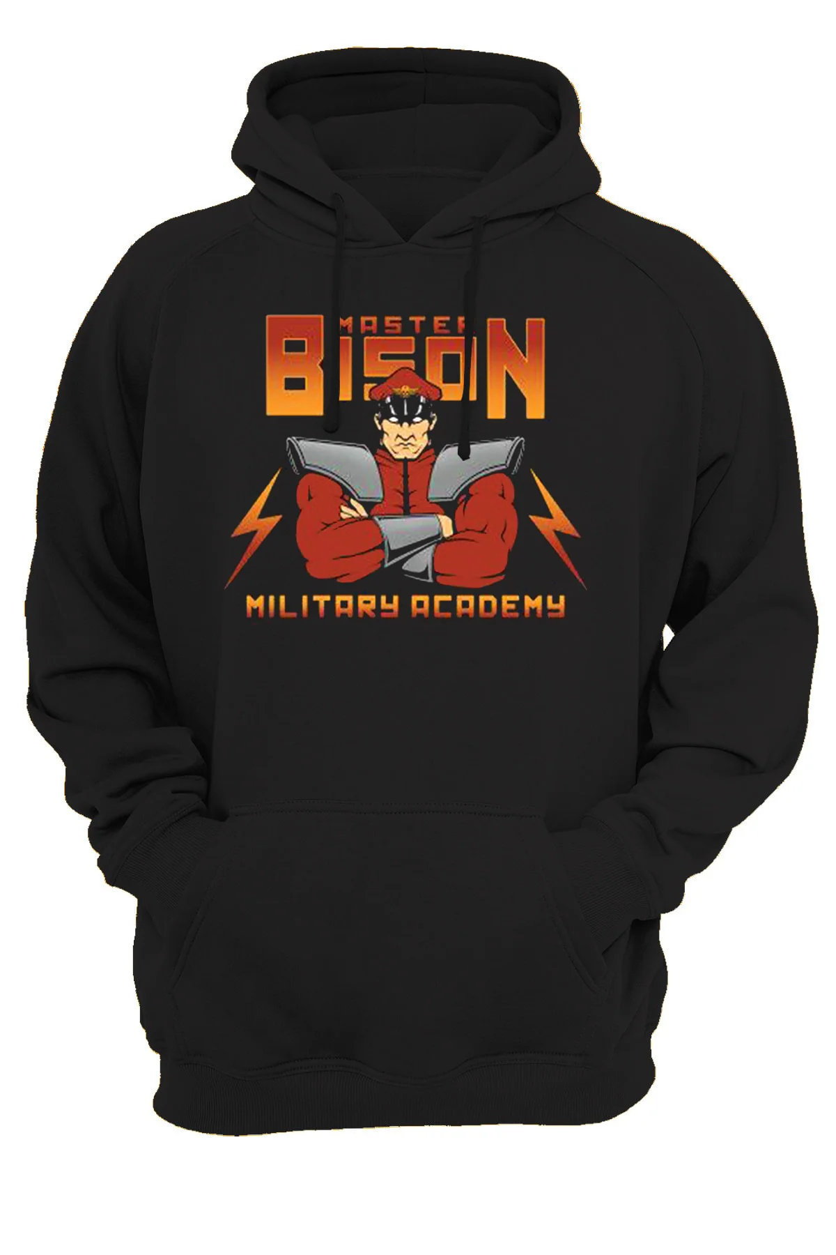 Street Fighter Mr. Bıson Baskılı 3 Ipl. Şardonlu, Içi Polar, Kalın(600gr) Hoodie