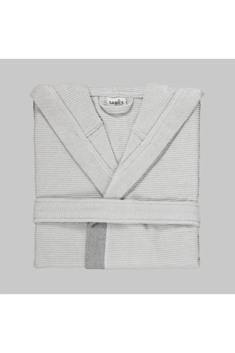 Street Gri %100 Pamuk Medium Beden Bornoz