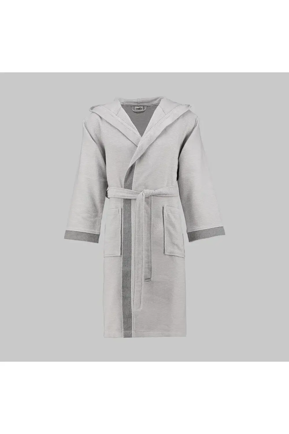 Street Gri %100 Pamuk Medium Beden Bornoz