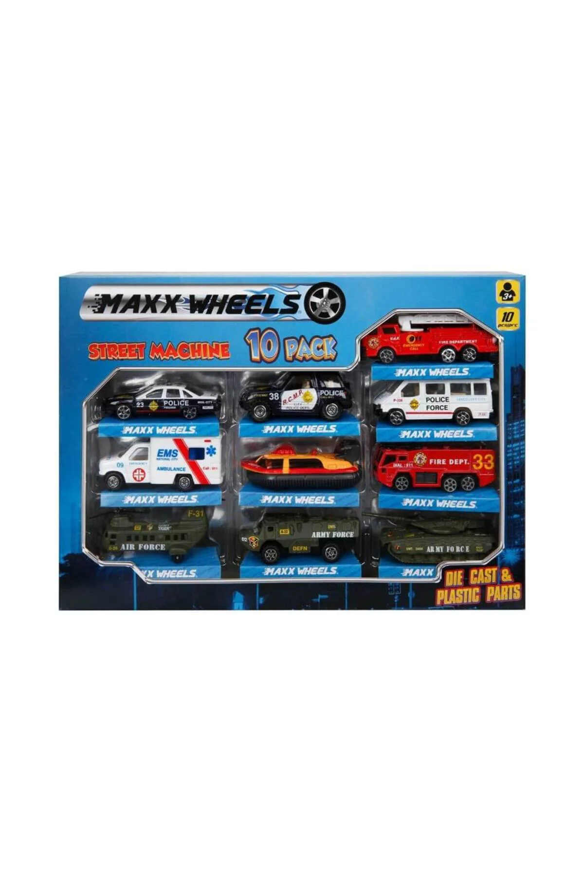 Street Machine 10'lu Metal Oto Seti
