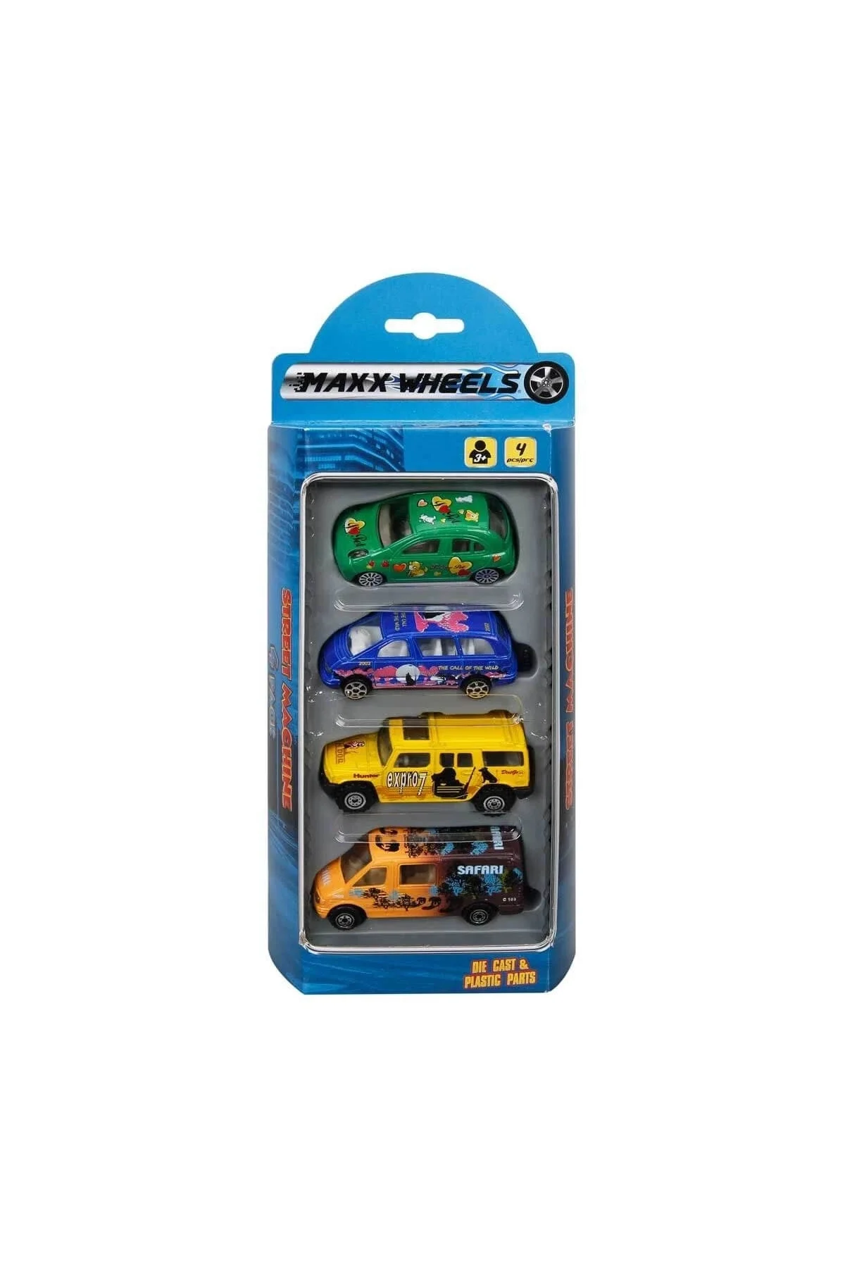 Street Machine 4'lü Mini Araçlar