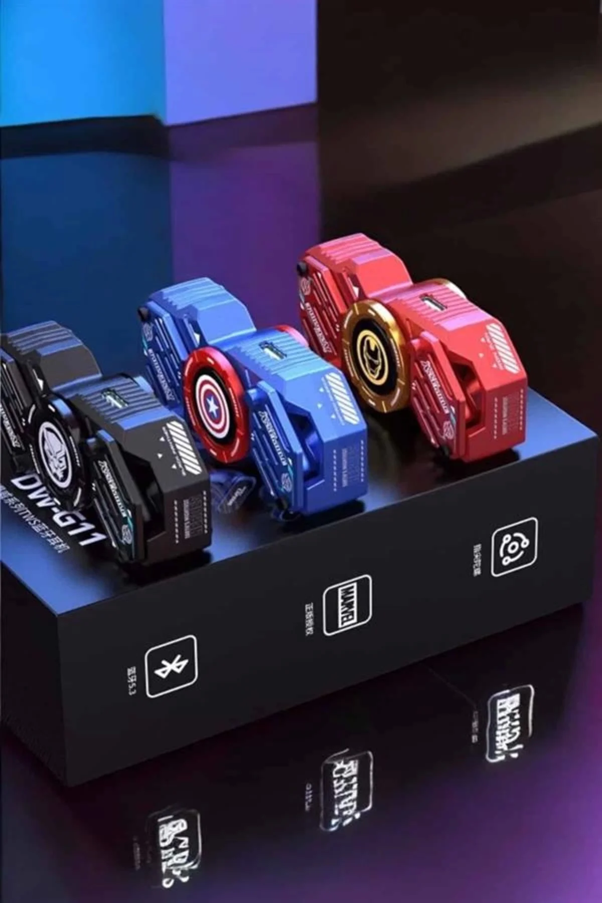Stres Çarklı Bluetooth Kulaklık Kablosuz Kırmızı Yüksek Ses Kalit