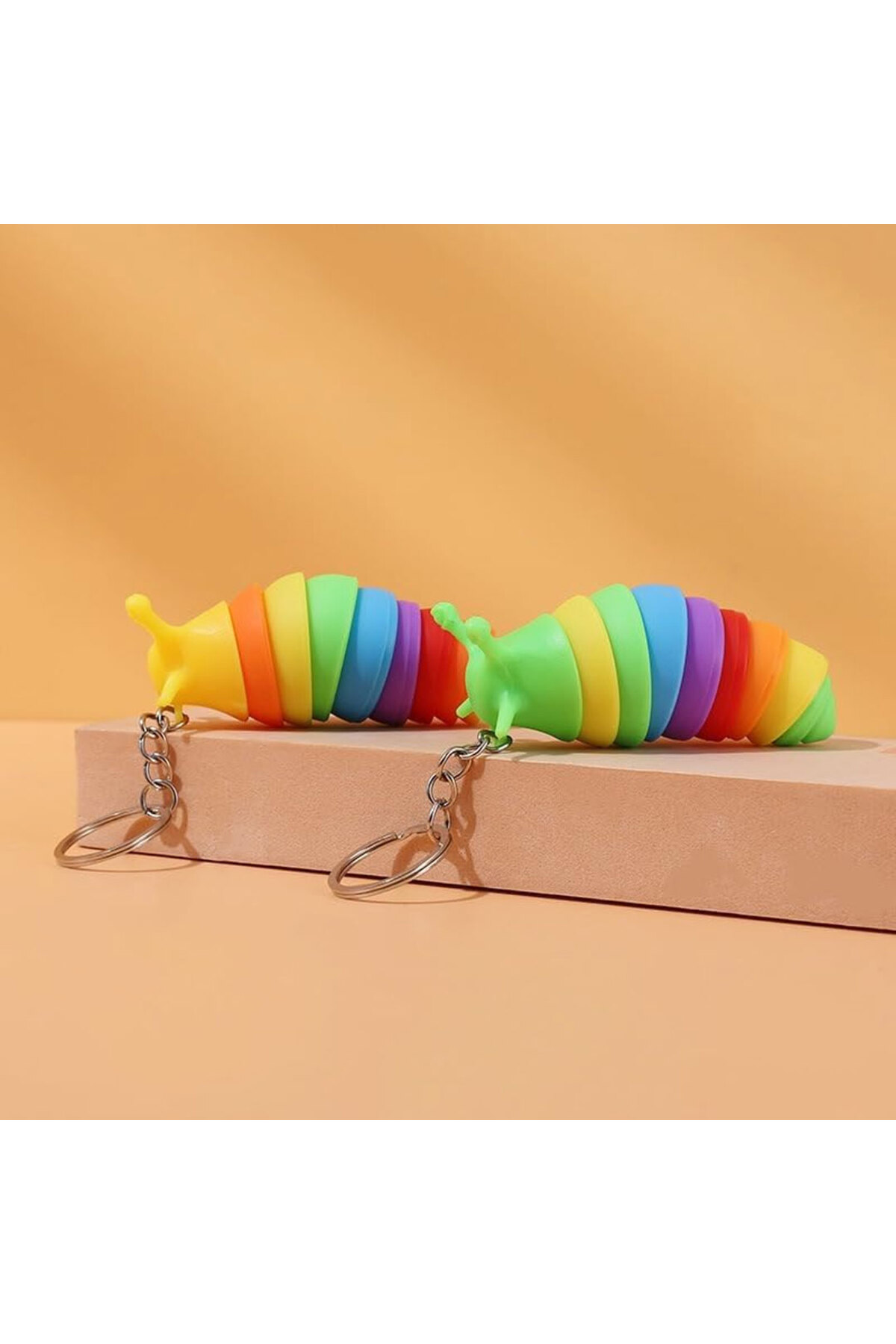 Oyuncak Store Stres Giderici Tırtıl Anahtarlık - Salyangoz Anahtarlık