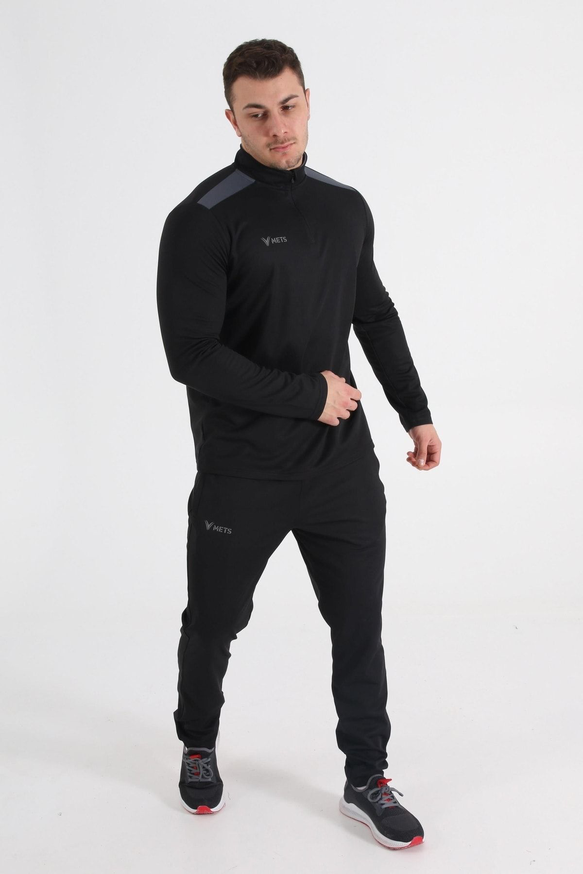 Mets Strike Antrenman Eşofman Takımı Siyah