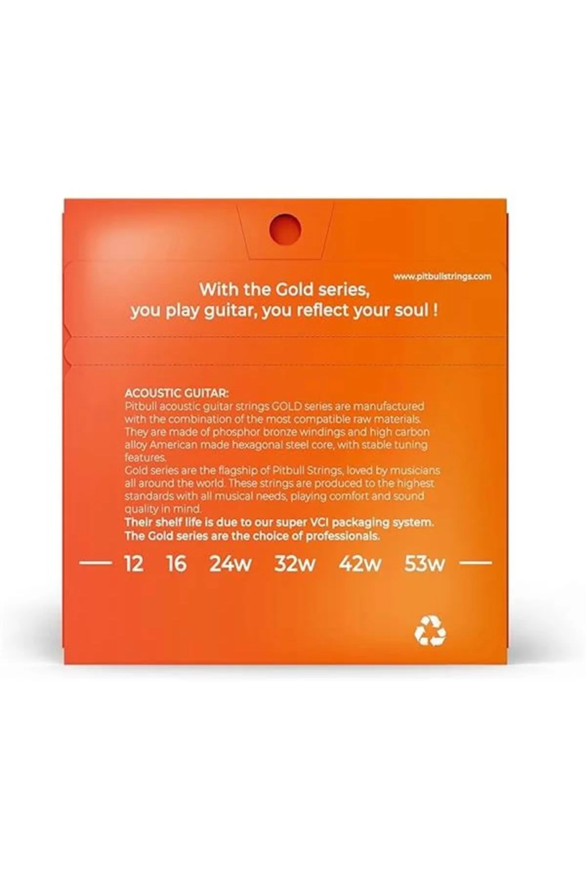 Strings Gold Series GAG L PB Light Takım Tel - Yeni Seri Akustik 