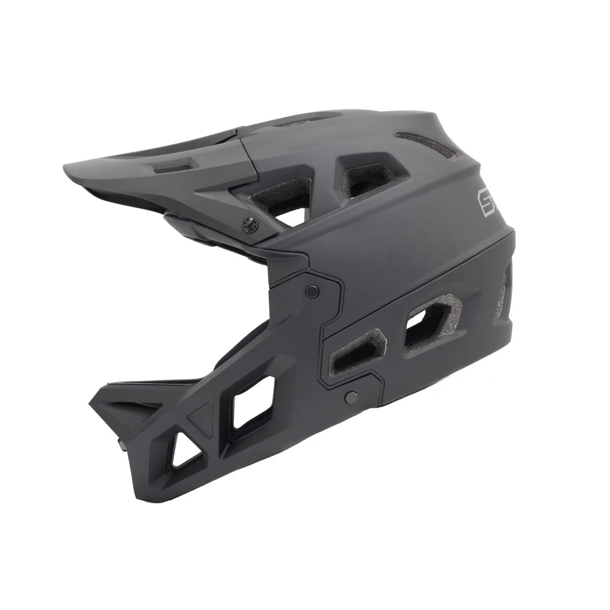 Stroke Kask - Full Face Downhill/Enduro Kask, Siyah, Small (51-55 Stroke Kask - Full Face Downhill/Enduro Kask, Siyah, Small (51-55