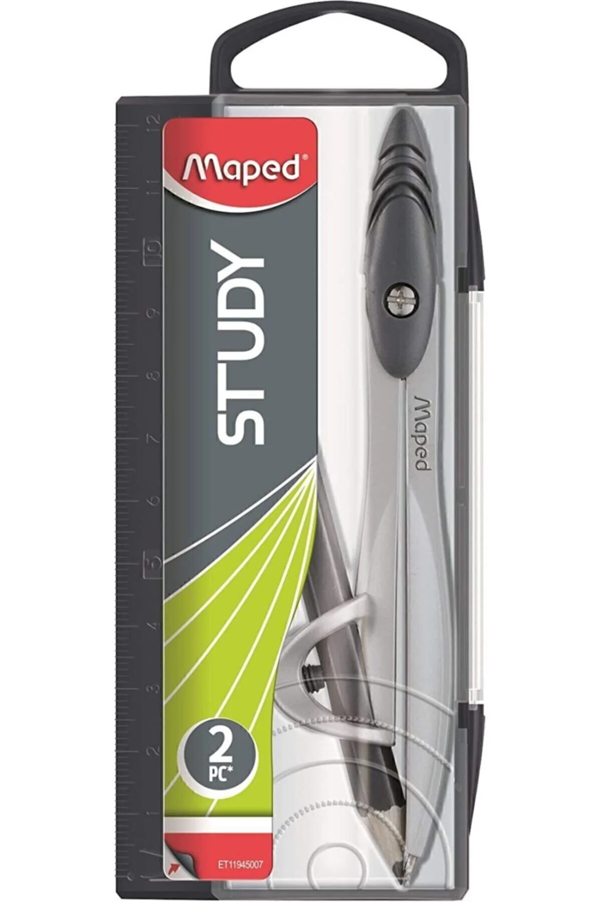 Study Uçlu Pergel + Uç Kutusu 3154141194504