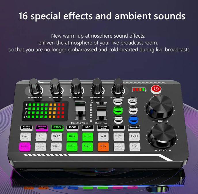 Stüdyo Ses Mikseri USB/MP3 XLR Mikrofon Bağlantısı New Stüdyo Ses Mikseri USB/MP3 XLR Mikrofon Bağlantısı New