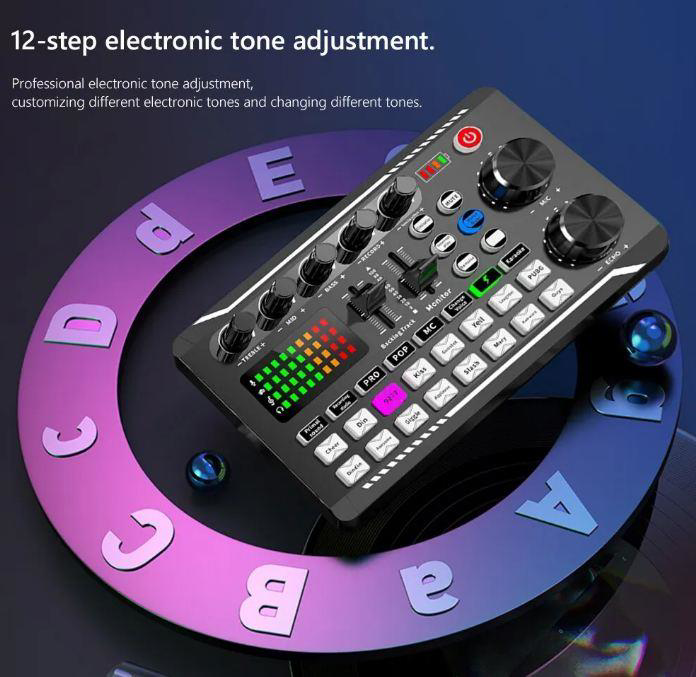 Stüdyo Ses Mikseri USB/MP3 XLR Mikrofon Bağlantısı New Stüdyo Ses Mikseri USB/MP3 XLR Mikrofon Bağlantısı New