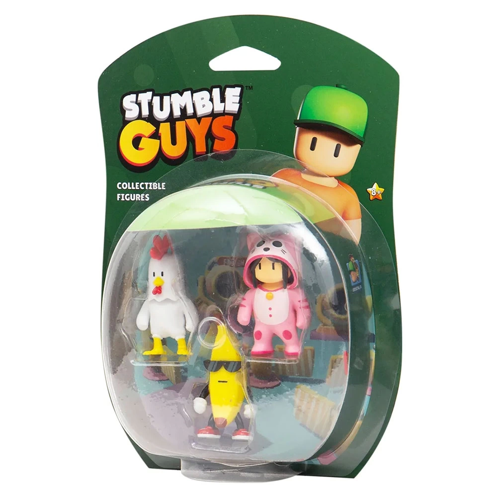 Stumble Guys 3'lü Figür Set Stumble Guys 3'lü Figür Set