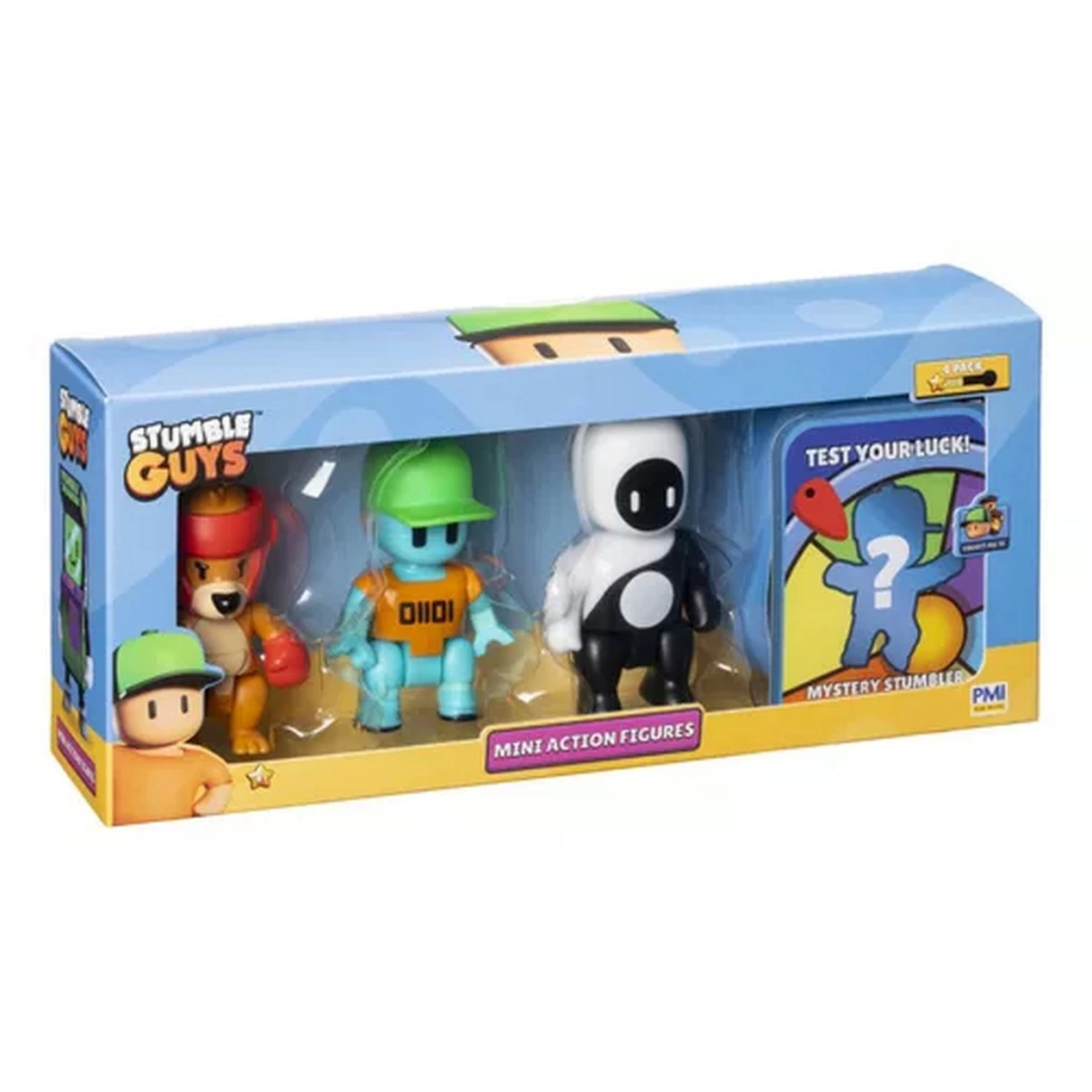 Stumble Guys 4'lü Aksiyon Figür Set