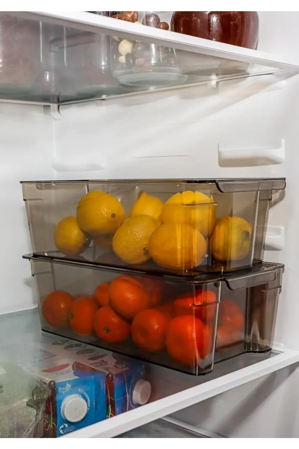 Style Buzdolabı Içi Düzenleyici Organizer Mini ( Antrasit ) Org-3