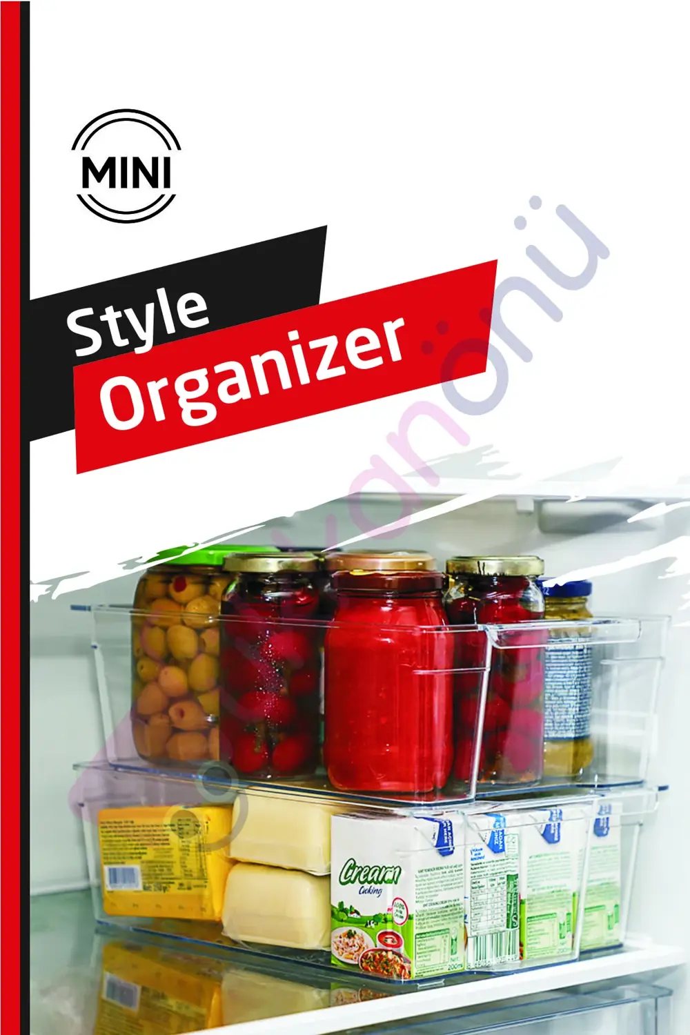 Style Buzdolabı Içi Düzenleyici Organizer ( Şeffaf )