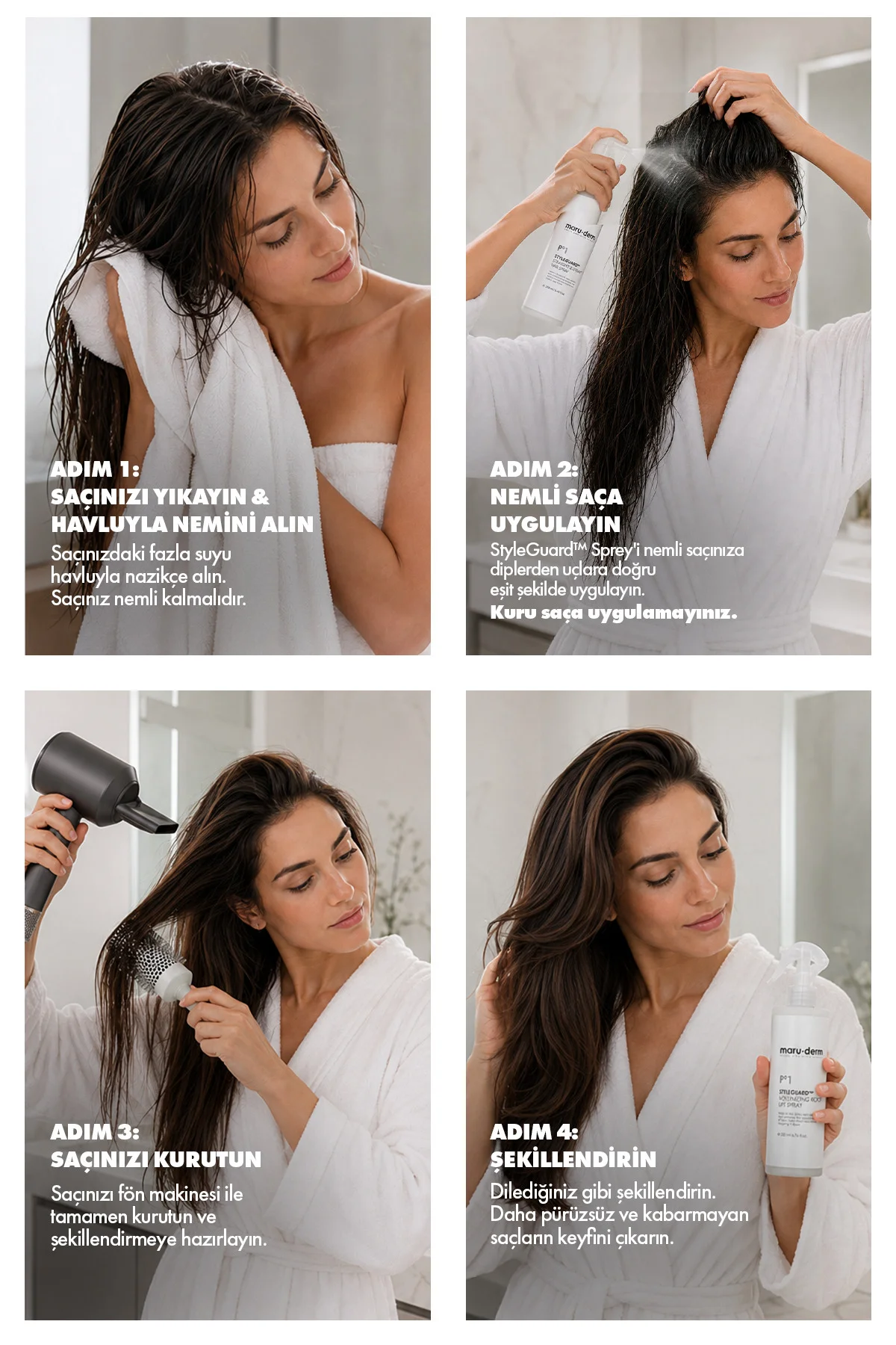 StyleGuard™ Hacim Veren Saç Spreyi – Hacim Artırıcı Root Lift Spray 200 ML