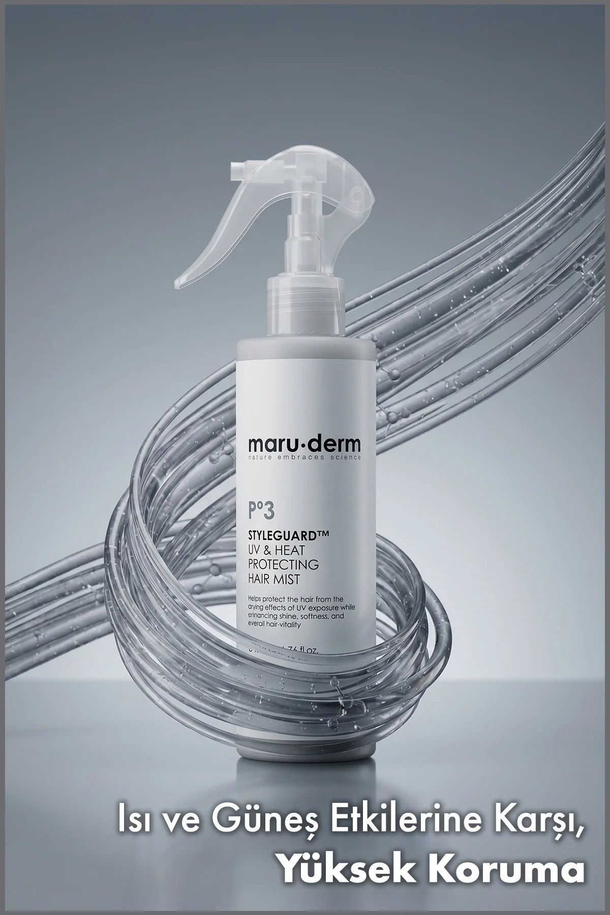 StyleGuard™ UV & Isı Koruyucu Saç Spreyi – Güneş ve Isı Koruyucu Hair Mist 200 ML