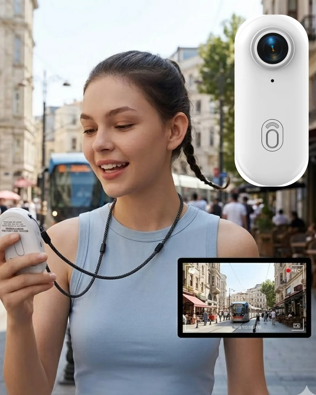 Su Altı Çekim Yapabilen Mini Kamera 30 Metre Waterproof Wifi Bağlantılı - Lisinya
