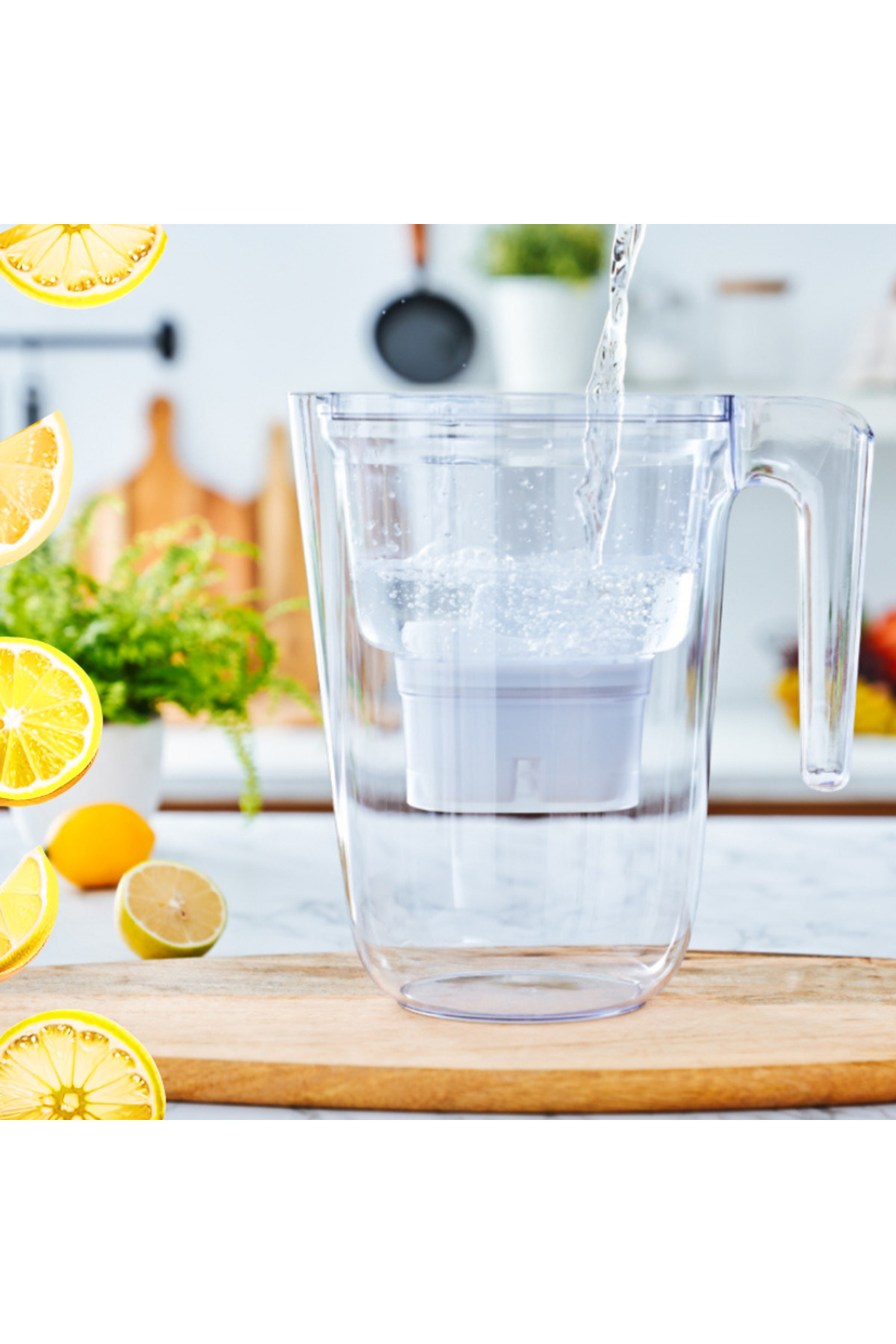 Su Arıtma Filtreli Sürahi 3,5 L Beyaz  AWP2937WHT