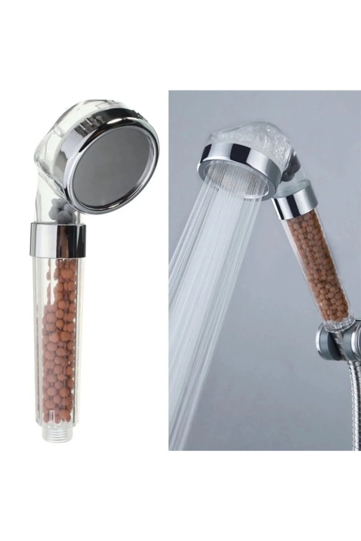 Su Arıtmalı Duş Başlığı Tasarruflu Boncuklu Banyo Duş Başlığı