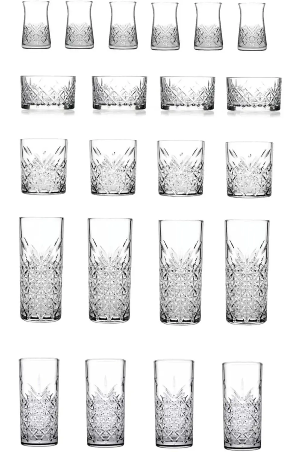 Su Bardağı Seti Takımı - 22 Prç. Bardak Çeyiz Seti Takımı 1785618