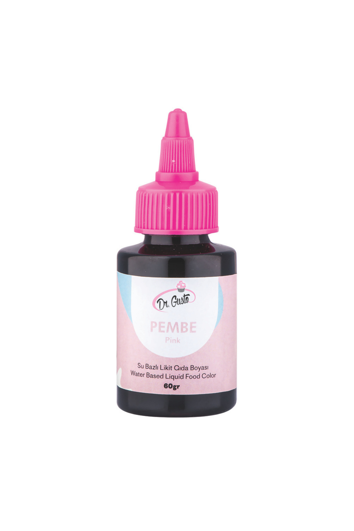 Su Bazlı Likit Gıda Boyası 60 GR Pembe