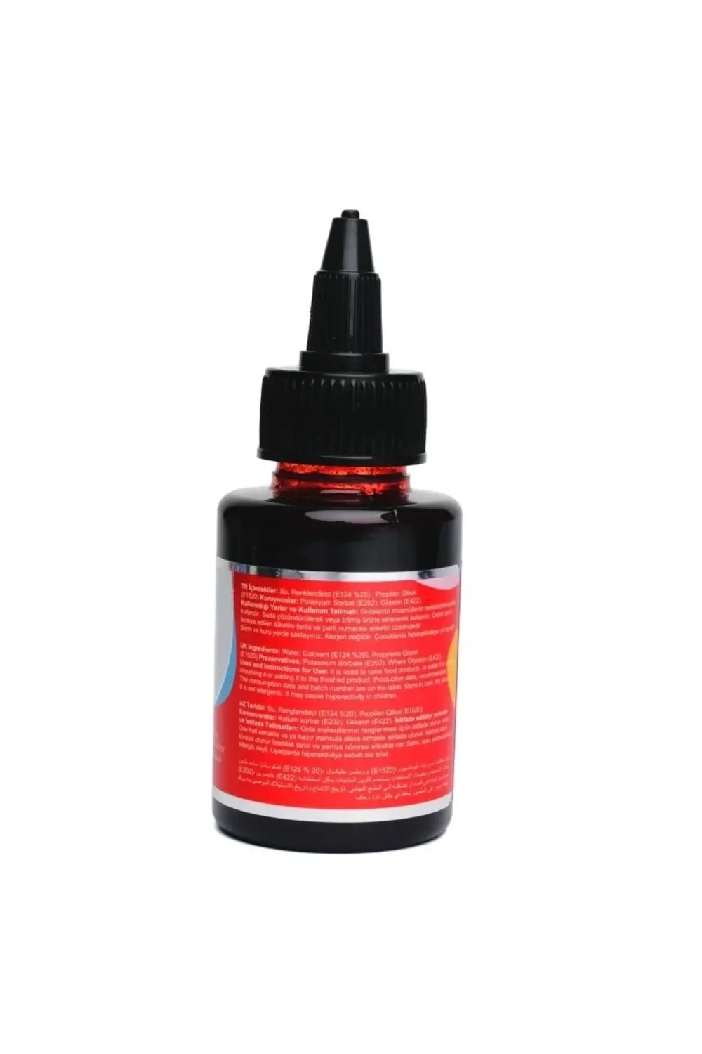 Dr.Gusto Sağlık Ürünleri Su Bazlı Likit Gıda Boyası Kırmızı 60 Gr.