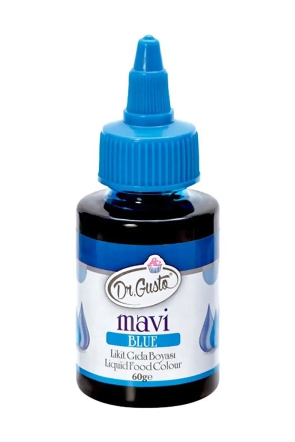 Dr.Gusto Sağlık Ürünleri Su Bazlı Likit Mavi (60 Gr)