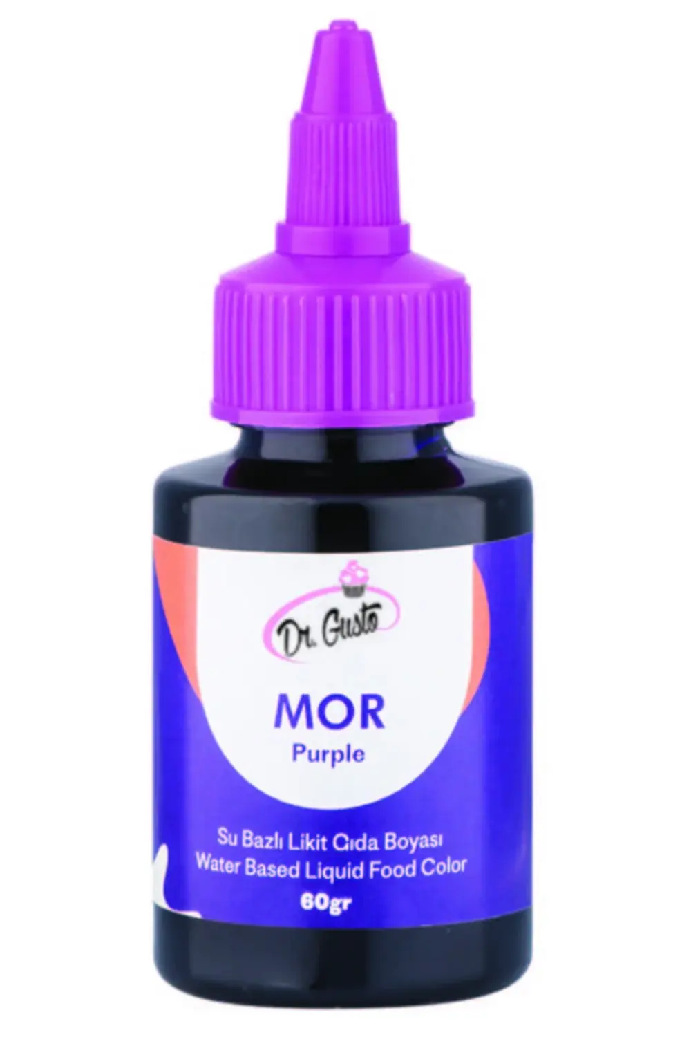 Dr.Gusto Sağlık Ürünleri Su Bazlı Likit Mor (60 Gr)