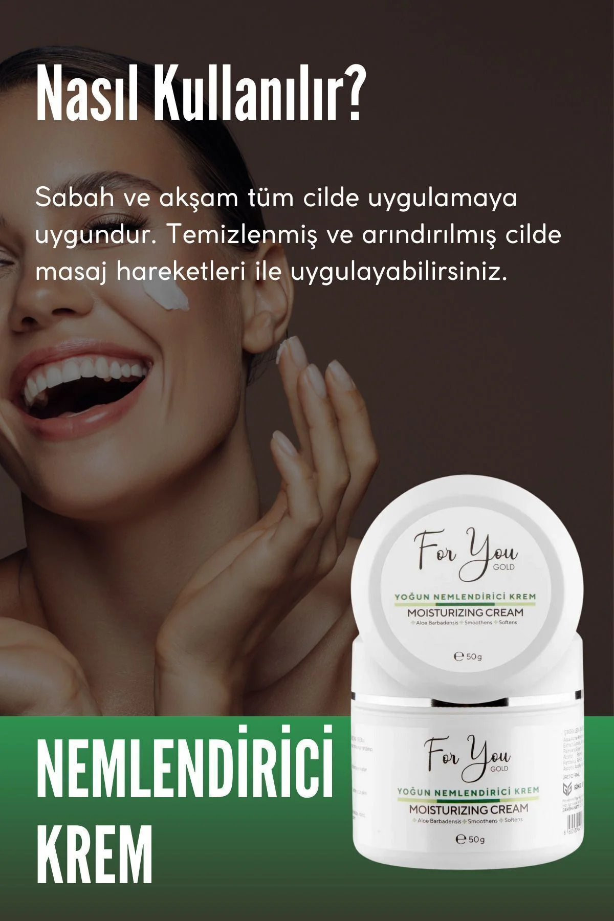 Su Bazlı Normal Ve Kuru Ciltler Için Yoğun Nemlendirici Krem (ALO