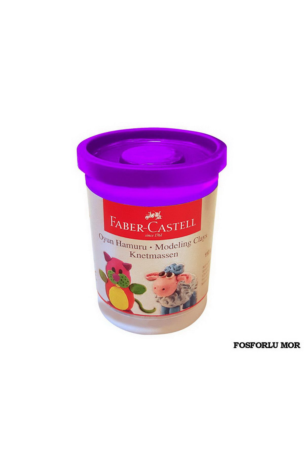 Faber Castell Su Bazlı Oyun Hamuru Floresan Mor
