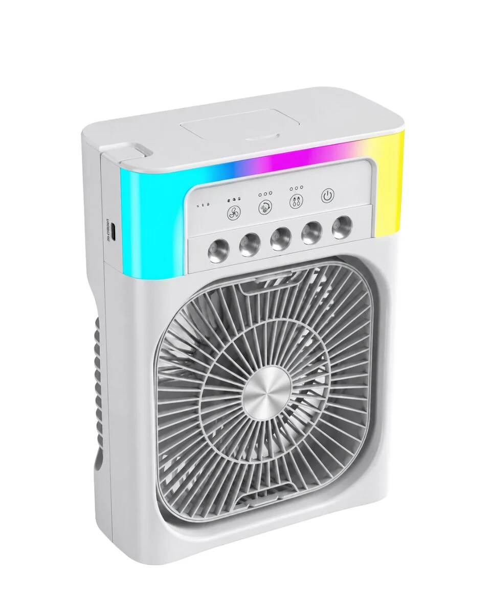 Su Buharlı Mini Klima Fan RGB Işıklı Taşınabilir Serinletici