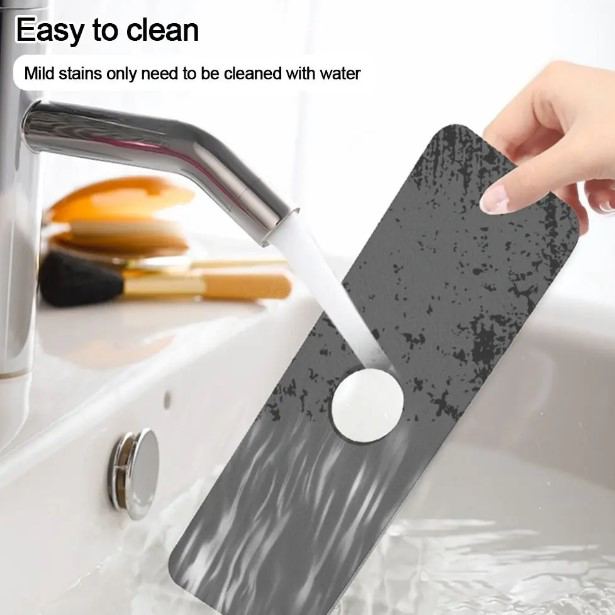 Su Emici Sihirli Lavabo Kenar Matı 38x13cm (4741)