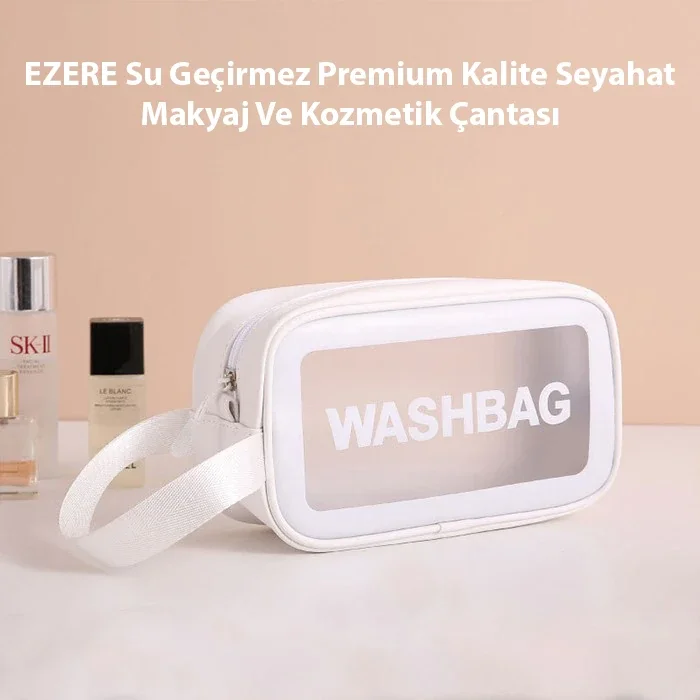 Su Geçirmez 3’lü Seyahat Makyaj Çantası Seti - Kozmetik Düzenleyici