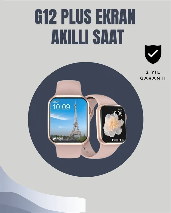 Su Geçirmez Akıllı Saat – 300 mAh Batarya, Sesli Arama, Uyku &amp