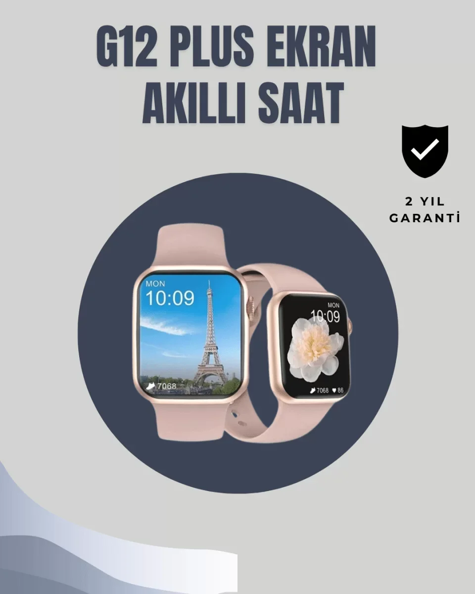 Su Geçirmez Akıllı Saat – 300 mAh Batarya, Sesli Arama, Uyku &amp; Adım Takibi - Lisinya